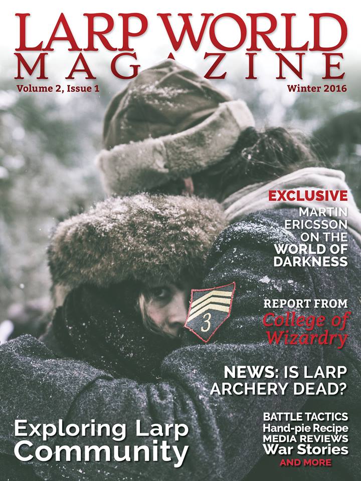 fundraiser by joseph valenti larp world magazine larp flyer