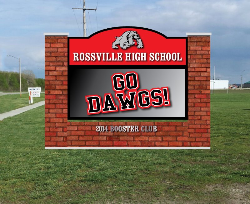 Fundraiser by Rossville Booster Club RHS Booster Club New LED Sign