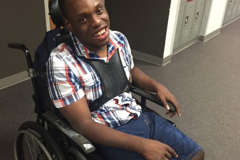 New Wheelchair for Tre @ SFMHS! photo