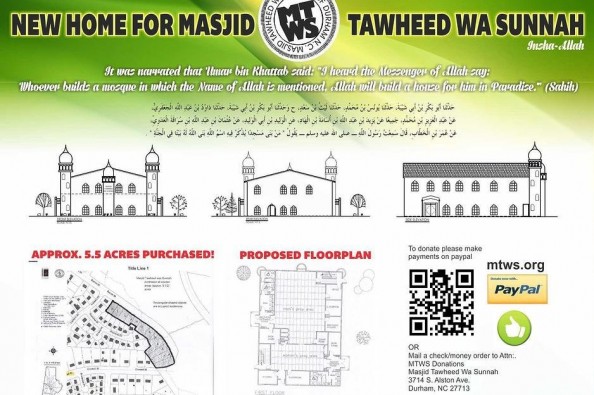 Fundraiser By Masjid Tawheed Wa Sunnah New Masjid Project