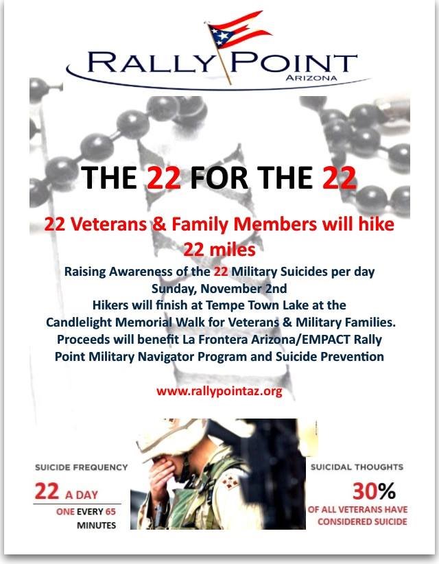 Fundraiser By James Byrd : 22 For 22 - Veteran Suicide