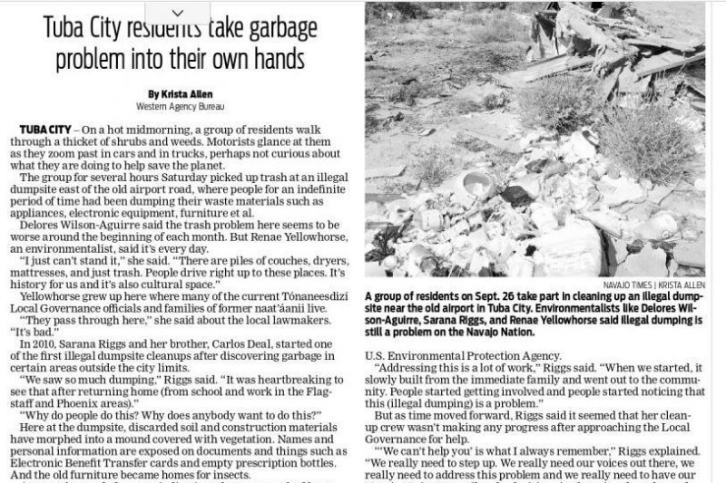 Fundraiser for Shannon Maho by Rita Bilagody Tuba City Community