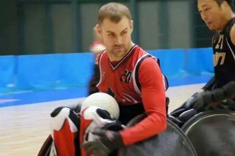 Get Jordon Dycke his Rugby Chair photo