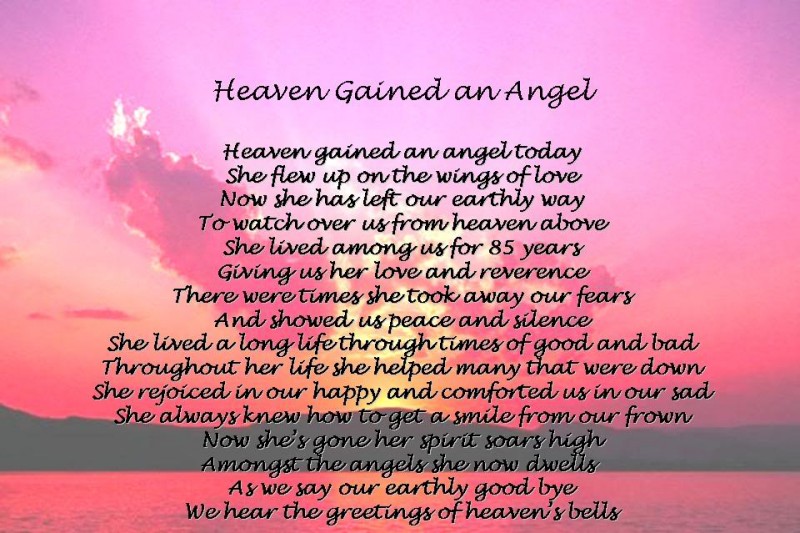 quotes about heaven gained an angel